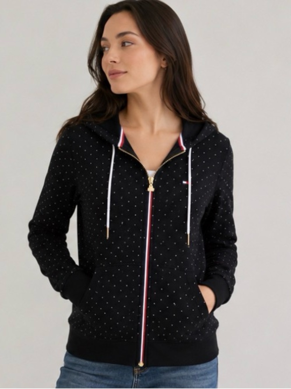 TOMMY HILFIGER ZIP UP HOODIE - Picture 2 of 11